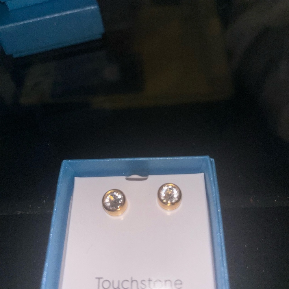 Touchstone Crystal Golden Ice Earrings - Picture 2 of 3